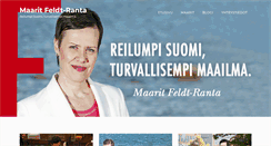 Desktop Screenshot of maaritfeldtranta.fi